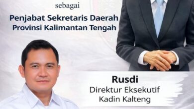 Ucapan selamat dari Kadin Kalteng