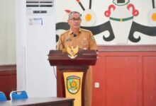 Sekretaris Daerah Kota Palangka Raya, Arbert Tombak.