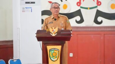 Sekretaris Daerah Kota Palangka Raya, Arbert Tombak.