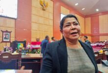 Wakil Ketua II DPRD Kota Palangka Raya, Nenie Adriati Lambung.