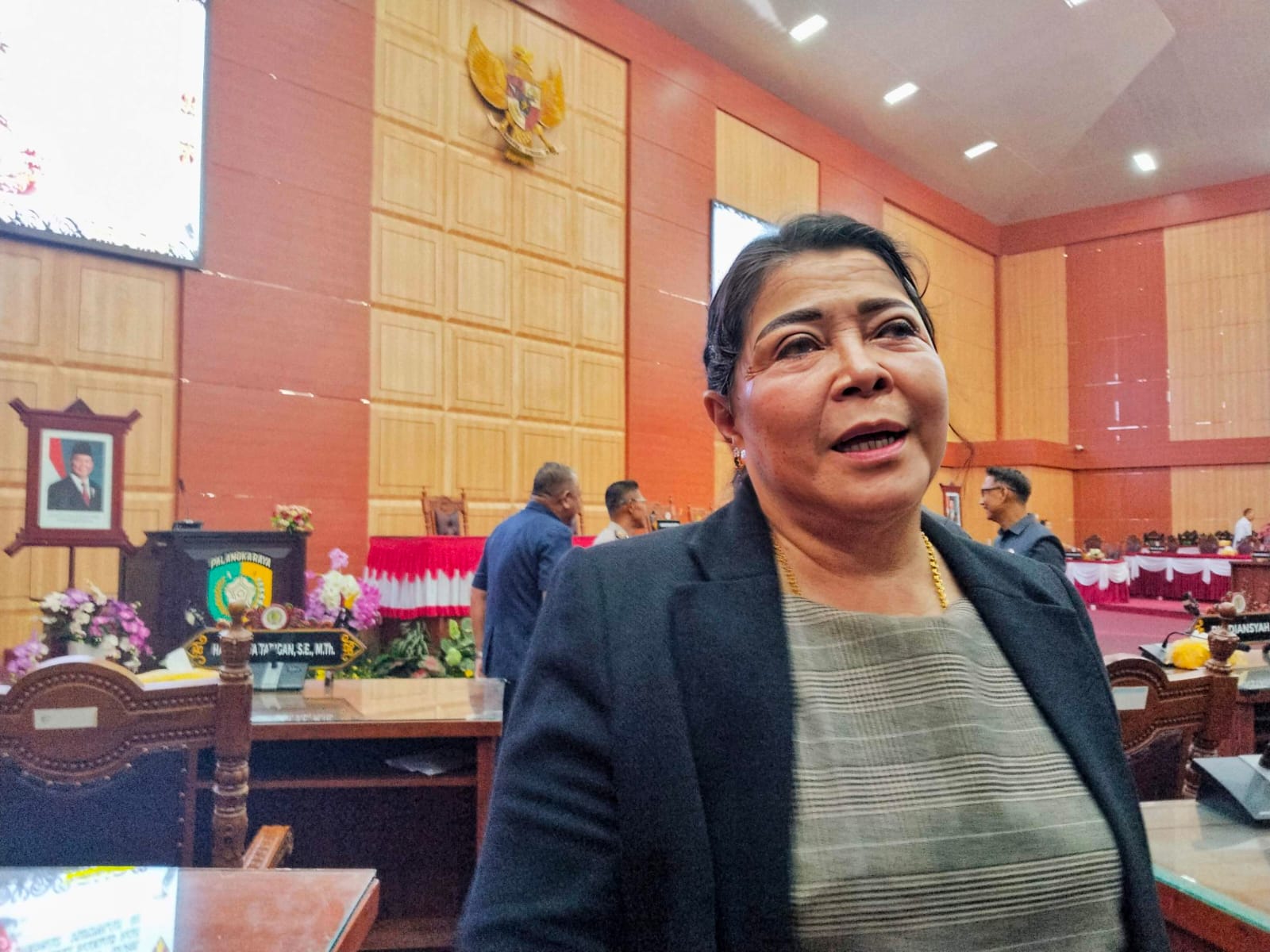 Wakil Ketua II DPRD Kota Palangka Raya, Nenie Adriati Lambung.