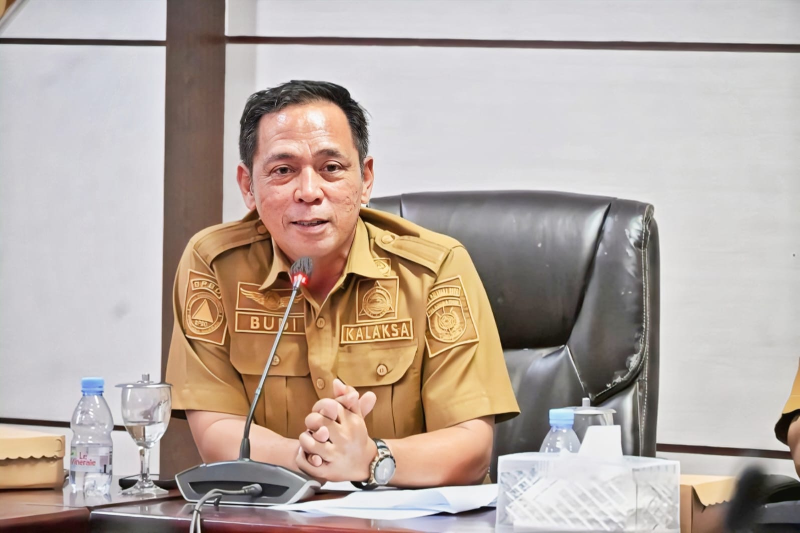 Pelaksana Tugas (Plt) Kepala Pelaksana BPBD Kota Palangka Raya, Hendrikus Satriya Budi.