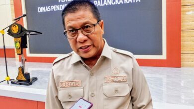 Ketua DPRD Kota Palangka Raya Subandi.