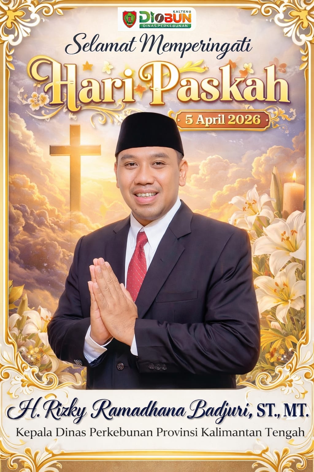 Kepala Dinas Perkebunan Prov. Kalteng H. Rizki Ramadhana Badjuri, ST., MT