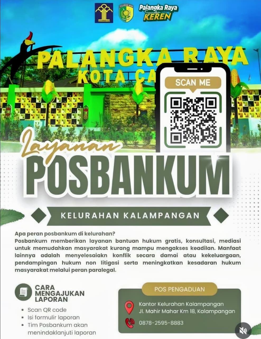 POSBANKUM Kelurahan Kalampangan