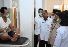 Gubernur Kalimantan Tengah, H. Agustiar Sabran, saat melakukan inspeksi mendadak di RSUD dr. Doris Sylvanus