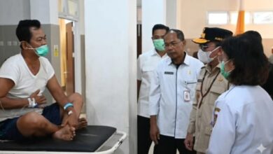 Gubernur Kalimantan Tengah, H. Agustiar Sabran, saat melakukan inspeksi mendadak di RSUD dr. Doris Sylvanus