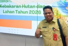 Kepala Dishut Prov. Kalteng, H. Agustan Saining saat menghadiri Rakor Pengendalian Karhutla di Jakarta