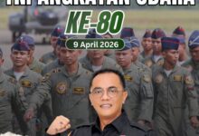 Ucapan Selamat Hari Jadi TNI AU ke-80 dari Anggota DPR RI, Fraksi PDI P, Sigit K Yunianto, SH., M.A.P