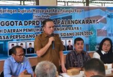 Anggota DPRD Kota Palangka Raya, Khemal Nasery saat melaksanakan reses di Kelurahan Banturung.