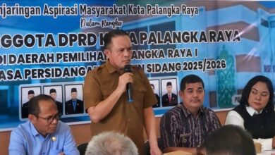 Anggota DPRD Kota Palangka Raya, Khemal Nasery saat melaksanakan reses di Kelurahan Banturung.