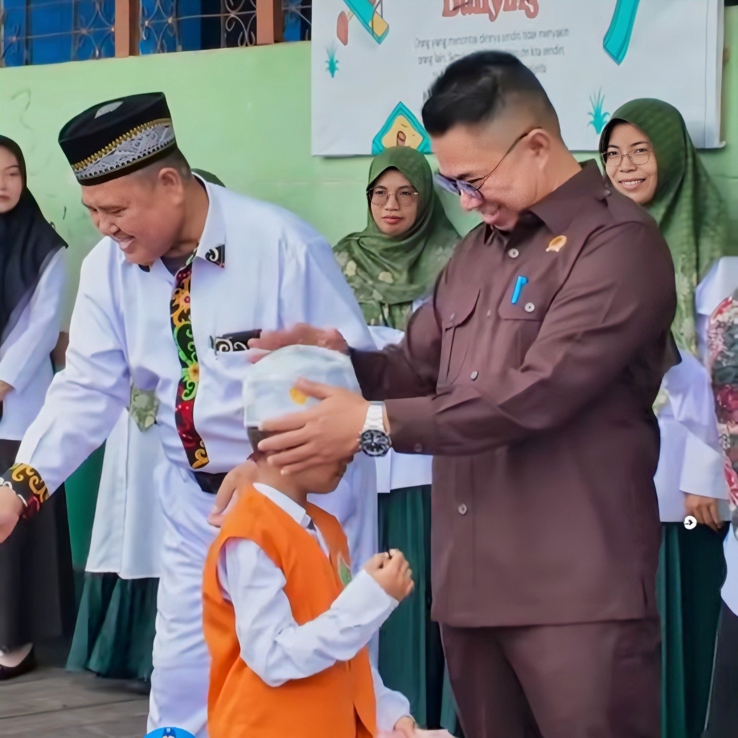 Wakil Ketua III DPRD, Junaidi saat menghadiri Halal Bihalal Yayasan Miftahul Jannah.