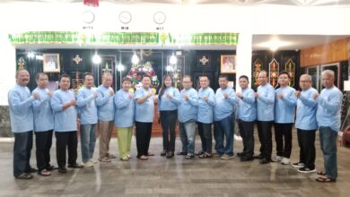 Ketua Panitia May Day 2026, Bush Valentino bersama Koorinator Adhie serta jajaran pengurus