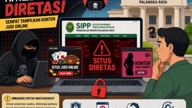 Situs SIPP PN Palangka Raya Diretas, Sempat Tampilkan Konten Judi Online