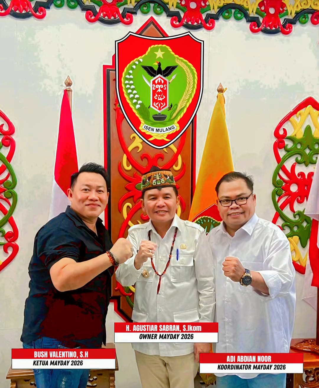 Gubernur Kalteng Agustiar Sabran Dukung Peringatan May Day 2026, Ingatkan Buruh Jaga Kondusivitas