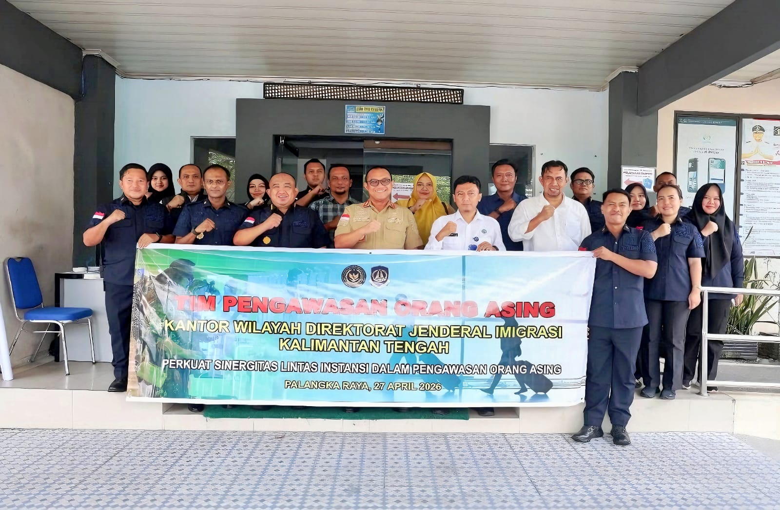 Imigrasi Kalteng Gelar Operasi Gabungan Pengawasan WNA, Perkuat Sinergi Lintas Instansi