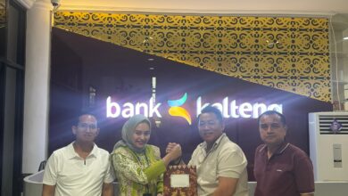 Bantuan sponsor dari Bank Kalteng untuk kegiatan May Day yang akan di gelar