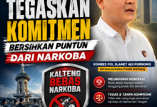 Ditresnarkoba Polda Kalteng Tegaskan Komitmen Bersihkan Puntun dari Narkoba