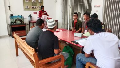 Pelimpahan tersangka dan barang bukti ke Kejari Palangka Raya