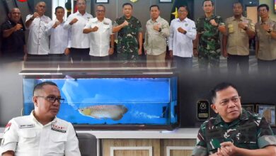 Pangdam XXII/TB, Mayjen TNI Zainul Arifin saat melaksanakan audensi bersama panitia pelaksana Kejurnas Adventure Offroad Non Winch Seri 2 Piala Gubernur Kalimantan Tengah Tahun 2026