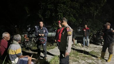 Tim gabungan ketika melakukan penyisiran lansia yang hilang di Hutan Bukit Batu Palangka Raya