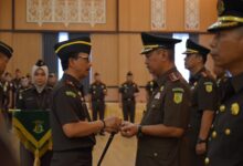 Pelantikan Kajari Barito Utara dan Kajari Murung Raya