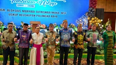 Kapolda Kalteng Apresiasi 25 Tahun Pengabdian Uskup Palangka Raya dalam Menjaga Kerukunan Umat