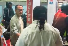 Wali Kota Palangka Raya, Fairid Naparin saat melakukan peninjauan di SPBU G Obos beserta jajaran