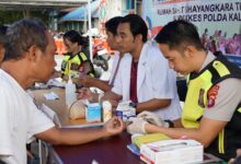 Pelayanan kesehatan yang digelar Rumkit Bhayangkara