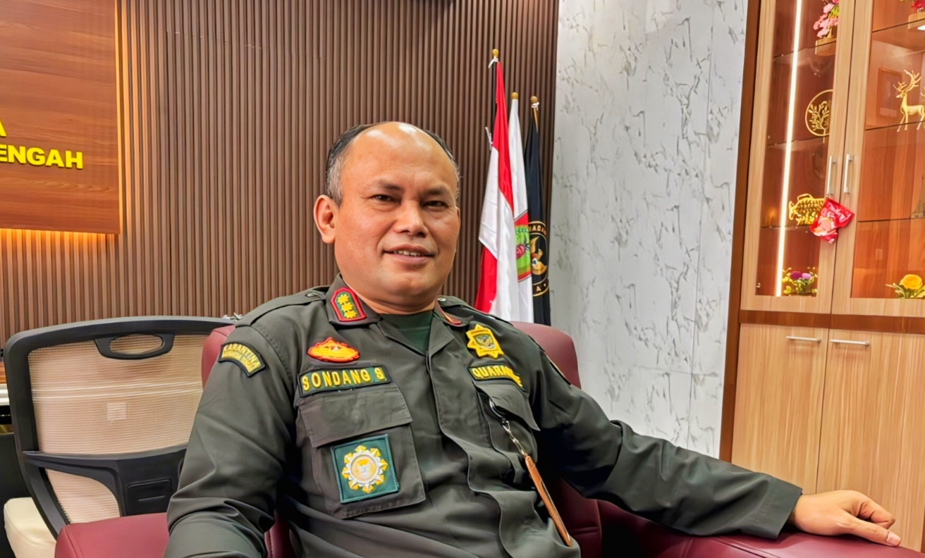 Kepala Balai Karantina Hewan, Ikan, dan Tumbuhan Kalimantan Tengah, Sondang Situros.
