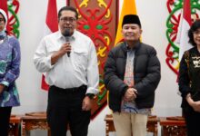 Direktur Jenderal Lahan dan Irigasi Pertanian Kementerian Pertanian RI, Hermanto, saat menyampaikan sambutan