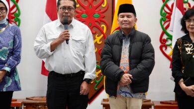 Direktur Jenderal Lahan dan Irigasi Pertanian Kementerian Pertanian RI, Hermanto, saat menyampaikan sambutan