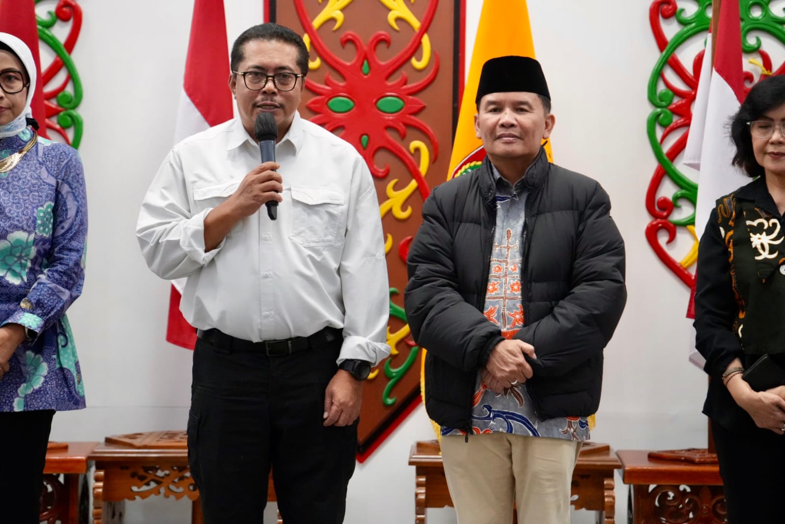 Direktur Jenderal Lahan dan Irigasi Pertanian Kementerian Pertanian RI, Hermanto, saat menyampaikan sambutan