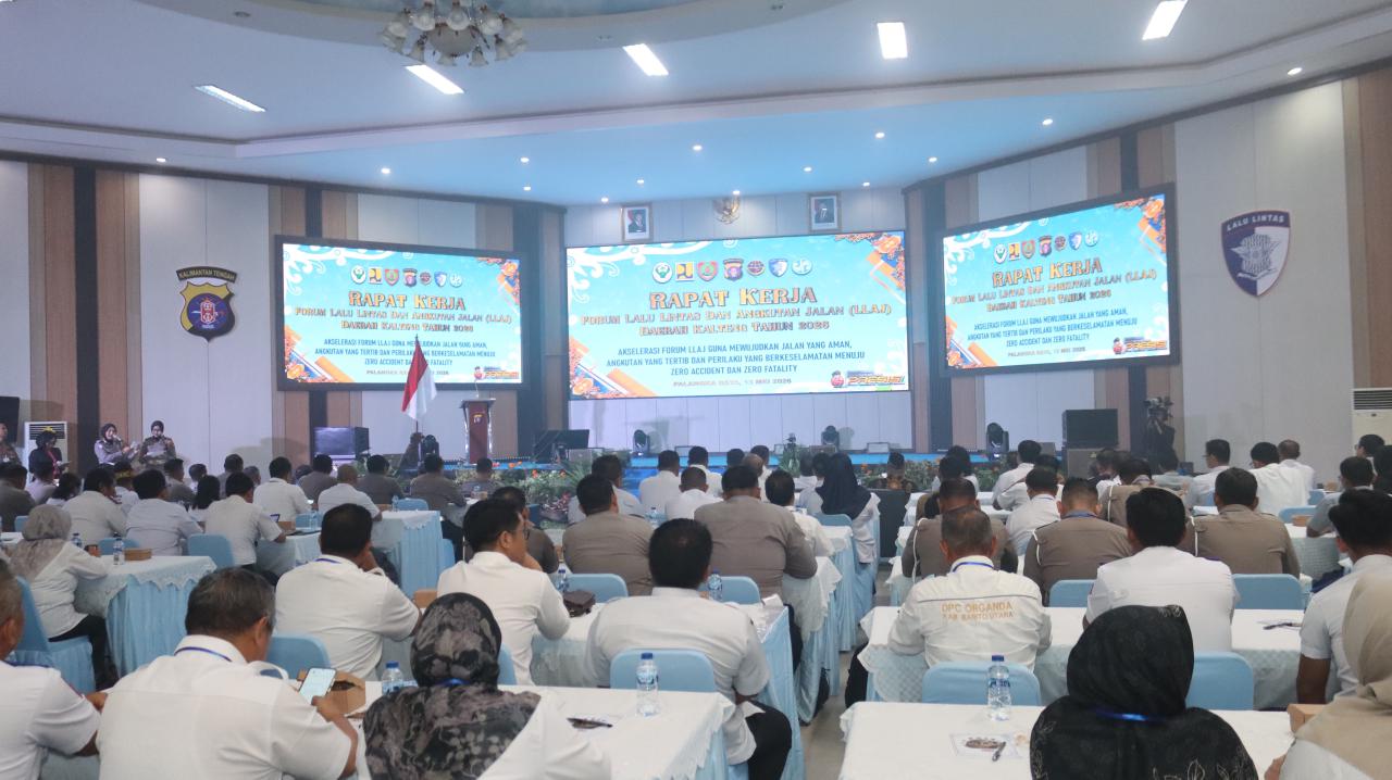Kegiatan Rapat Kerja Forum Lalu Lintas dan Angkutan Jalan (LLAJ) Tingkat Provinsi Kalteng