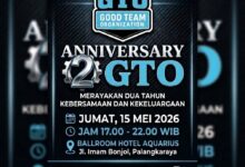 Jadwal Anniversary ke-2 Good Team Organization (GTO