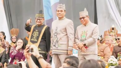 Ketua DPRD Palangka Raya, H. Subandi bersama Wali Kota Palangka Raya Fairid Naparin dan Wakil Wali Kota Palangka Raya H. Achmad Zaini saat menghadiri FBIM