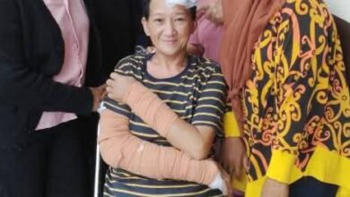 Kondisi korban penganiayaan, Evi Yuniarti (55) berangsur pulih