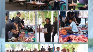 Pj Sekretaris Daerah Provinsi Kalimantan Tengah, dr. Linae Victoria Aden, M.M.Kes., foto bersama dalam kegiatan