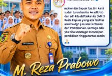 Respon cepat Kadisdik Kalteng, M. Reza Prabowo terhadap video viral anak hampir putus sekolah di Kabupaten Kapuas.
