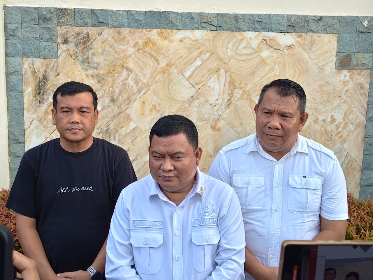 Anggota Komisi XIII DPR RI, Bias Layar saat berada di Rumkit Bhayangkara
