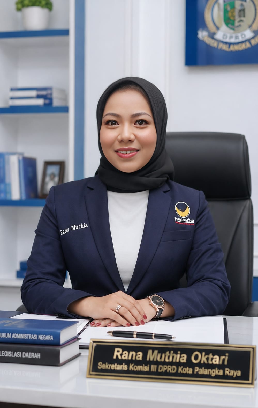 Sekretaris Komisi III DPRD Kota Palangka Raya, Rana Muthia Oktari