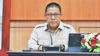 Ketua DPRD Kota Palangka Raya, H. Subandi saat menjadi pemateri pada Kuliah Lapangan mahasiswa UPR