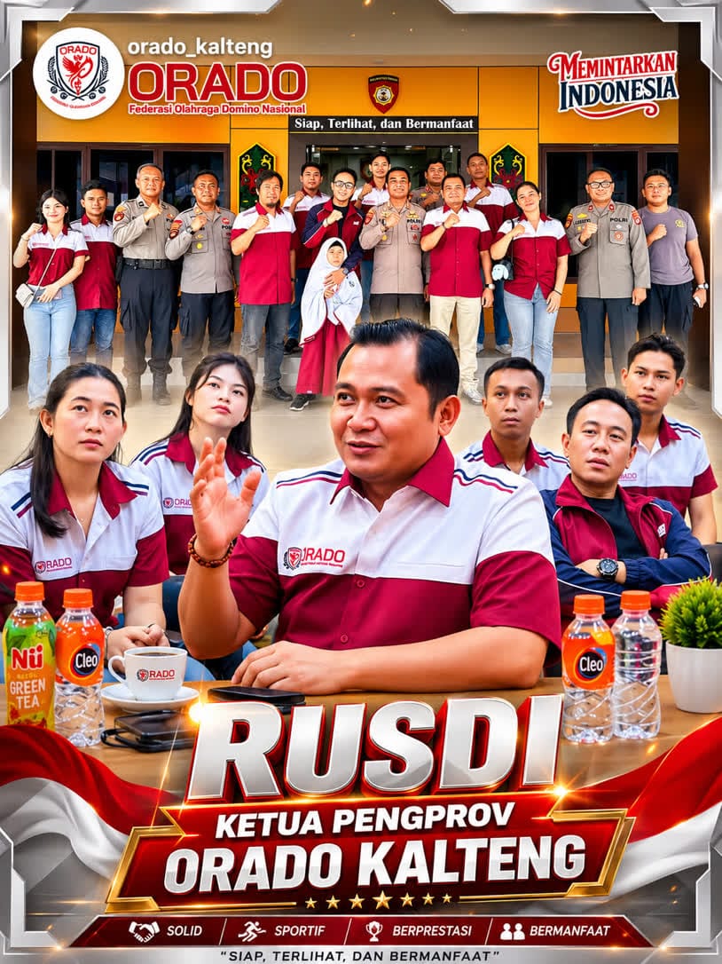 Jajaran Pengprov Federasi ORADO Kalteng saat audensi bersama Dirsamapta Polda Kalteng