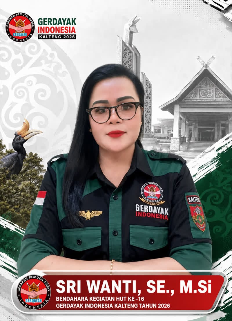 Bendahara Panitia Pelaksana HUT ke-16 GERDAYAK Indonesia, Sri Wanti