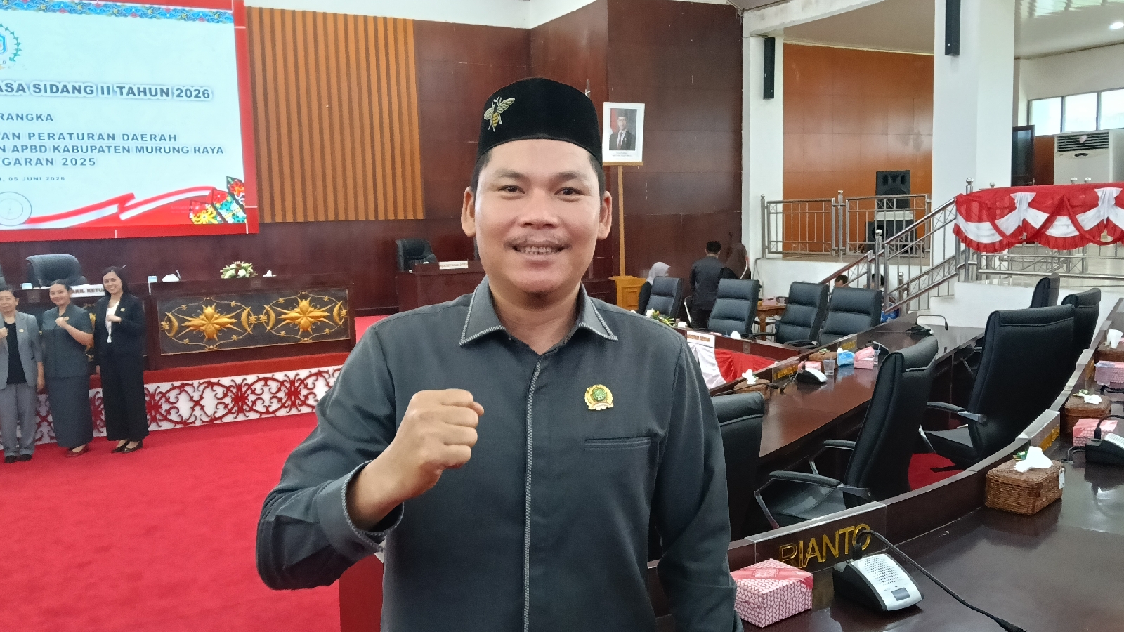 Anggota DPRD Murung Raya dari Fraksi PKB, Mahyono.