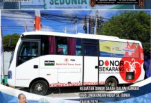 Donor darah dalam rangka memperingati Hari Lingkungan Hidup Sedunia 2026 yang di gelar oleh DLH Prov. Kalteng bekerjasama dengan PMI
