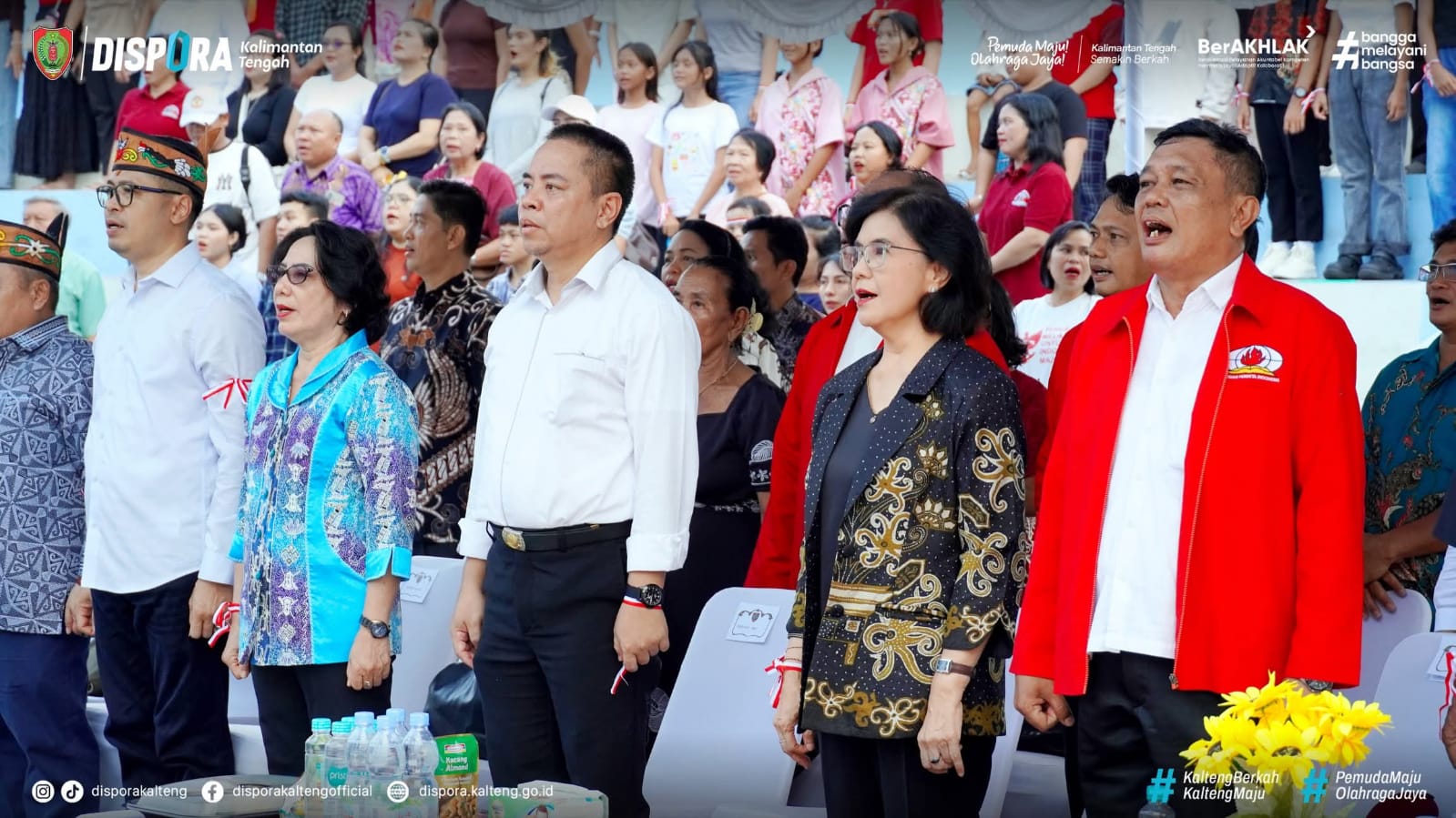 Penjabat Sekretaris Daerah Provinsi Kalimantan Tengah, Linae Victoria Aden saat mengikuti acara