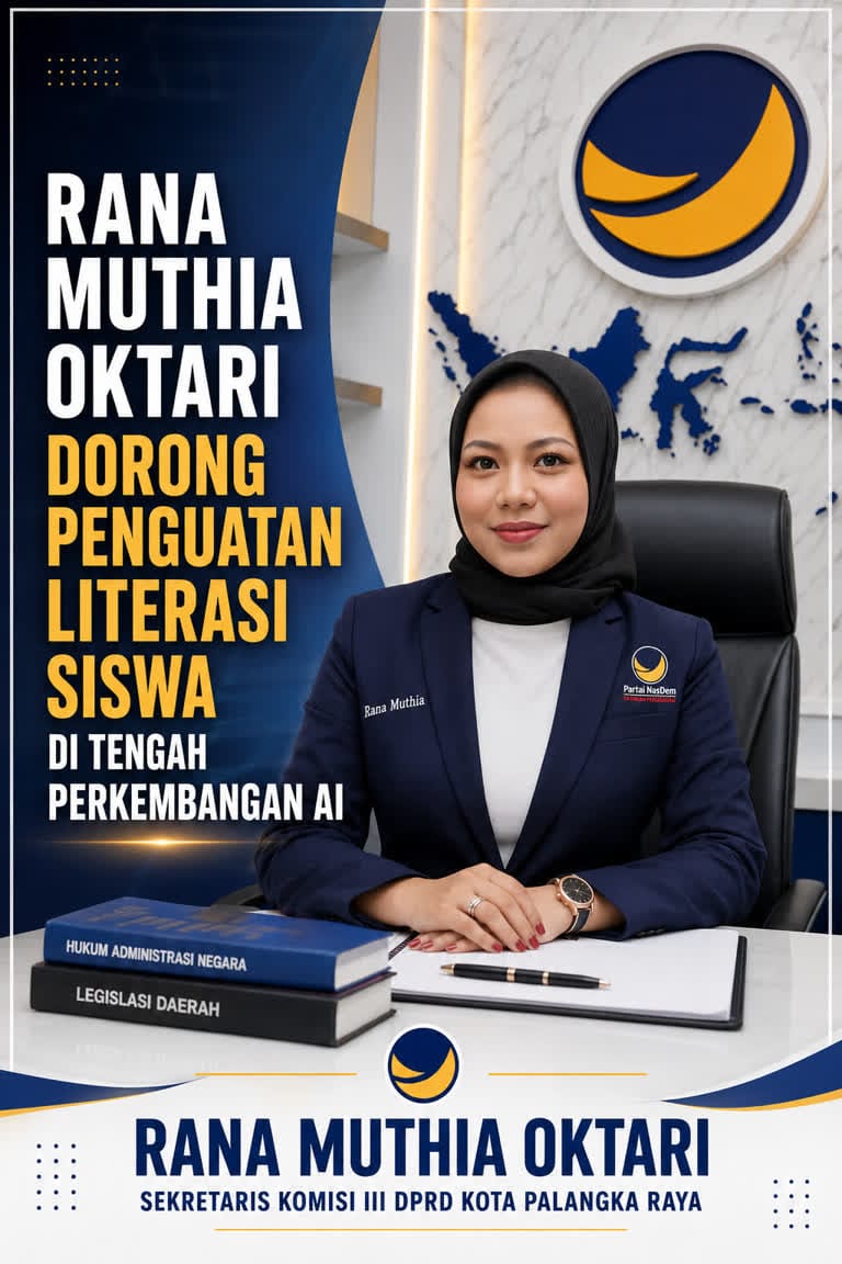 Sekretaris Komisi III DPRD Kota Palangka Raya, Rana Muthia Oktari