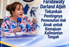 Anggota DPRD Provinsi Kalimantan Tengah, Faridawaty Darland Atjeh, SE., MM. Yuda/Kalteng.co
