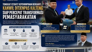 Pergantian kepemimpinan di lingkungan Kantor Wilayah Direktorat Jenderal Pemasyarakatan (Ditjenpas) Kalimantan Tengah